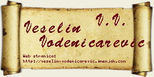 Veselin Vodeničarević vizit kartica